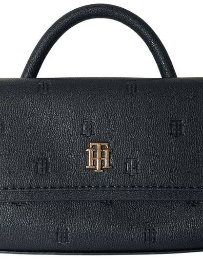 Bolsa Tommy Hilfiger Mini Top Handle Navy Logo | Elegancia compacta