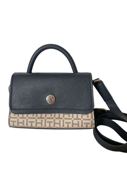 Bolsa Tommy Hilfiger Mini Top Handle Navy Logo | Elegancia compacta